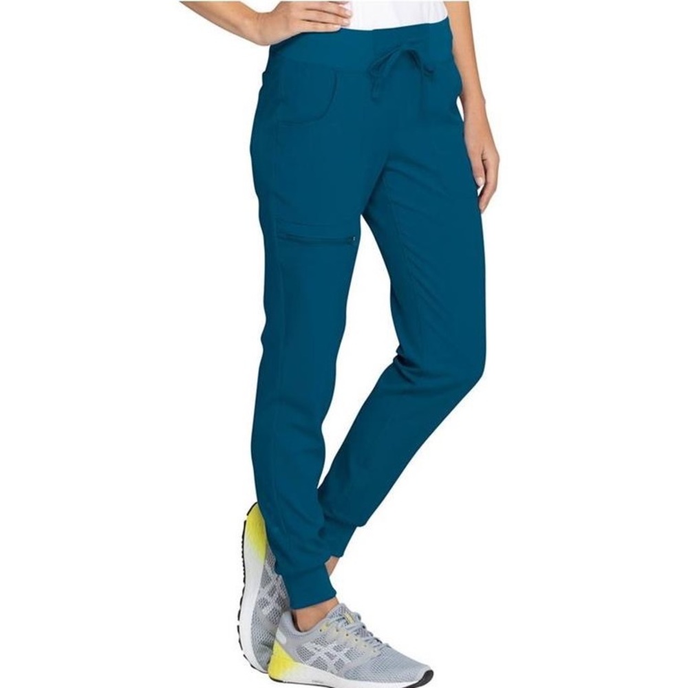 Cherokee HeartSoul Break Free Tapered Leg Joggers in Caribbean blue